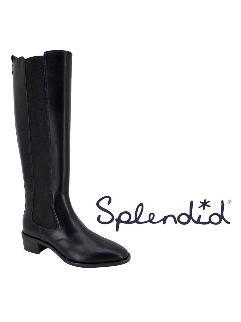 NWOB $198 Splendid “Andi” Knee-High Faux Leather Riding Boots – Size 8.5M